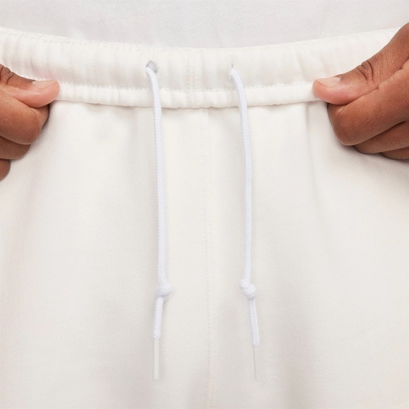 Nike Solo Swoosh Fleece Pants DX1364-100 (White) - Picture 3 of 8